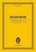 cover Kammermusik No. 6, Op. 46, No. 1 Study Scores sheet music cover